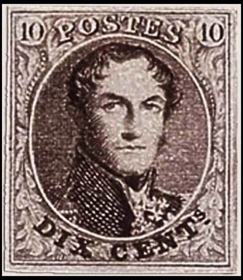 King Leopold I - Round Medallion