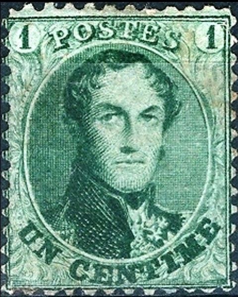 King Leopold I - Medaillon with Perforation 12½ x 13½