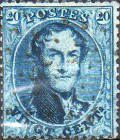 King Leopold I - Medaillon with Perforation 14½