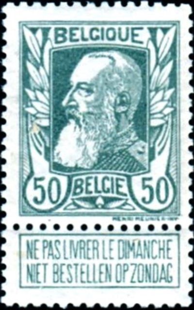 Leopold II Type "Rough beard"