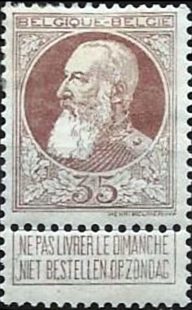Leopold II Type "Rough beard"