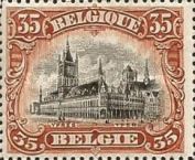 Cloth Hall and Bell Tower in "Ypres" - Perf. 14