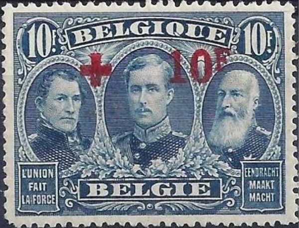The first three Kings - "L'union fait la force" - Surcharged