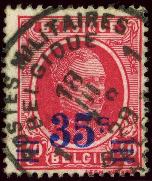King Albert I - Surcharged