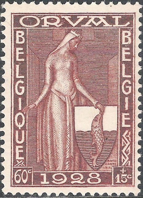 Orval Abbey - Lady Mathilde and blazon Orval