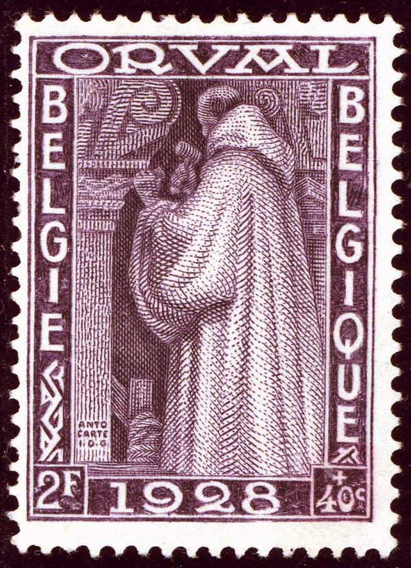 Orval Abbey - Cistercien monk (Dom Marie-Albert)
