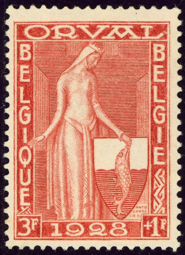 Orval Abbey - Lady Mathilde and blazon Orval