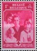 Belgian Red Cross - Queen Elisabeth and Children