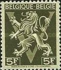 Heraldic Lion with V - Van Acker