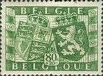 Coat of Arms of Belgium and Great Britain