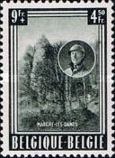 The Rocks in Marche-les-Dames - King Albert I in Medallion