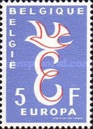 Europa - Dove over Letter 'E'