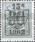 Precanceled Number on Heraldic Lion - Surcharged