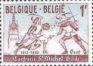 17th-century Musketeers' Duel and Ghent Belfry