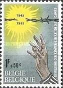 Prisoner's hand, rising sun behind torn barbed wire