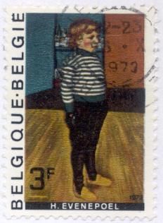 "Charles in a Striped Jersey" (1898) by Henri Evenepoel