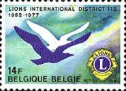 Two Seagulls and the International Lions Club Emblem