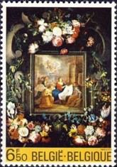 Garland and Nativity by Daniel Seghers (1590-1661)