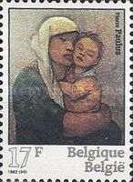 "Motherhood" by Pierre Paulus de Châtelet (1881-1959)