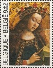 The Virgin Mary - Ghent Altarpiece by the Brothers Van Eyck