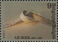 Graphic Evocation - Newspaper "Le Soir" 1887-1987