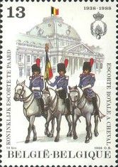 Royal Standard Bearer with his Guard - Royal Palace