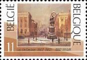 "The Brussels Place Royale in Winter" by Luc De Decker