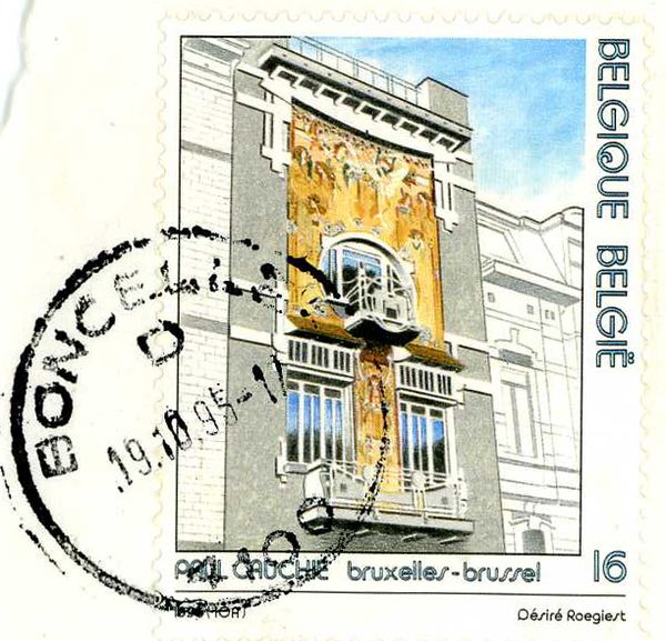 Art Nouveau "Cauchie House" Facade, Brussels