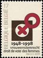 50th Anniversary of Women's Suffrage in Belgium