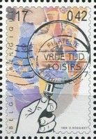Hobby - Philately (Hand with Magnifying Glass)