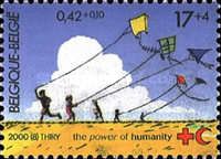 Children fly Kites - Red Cross and Red Crescent