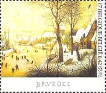 "Winter Landscape" by Peter Bruegel the Elder (1525/30-1569)