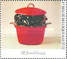 "Mussel Triumph II" by Marcel Broodthaers (1924-1976)