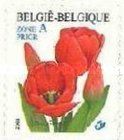 Red Tulip Self-adhesive - Bottom Imperforate