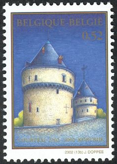700th anniv. of the Golden Spur Battle: Broel Tower