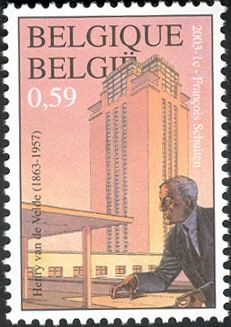 Henry van de Velde: Boekentoren, Ghent (1933-38)