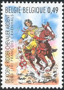 "De koene ridder - Chevalier ardent", Comic Character