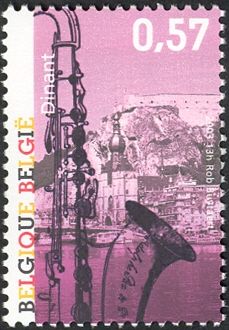 This is Belgium: Dinant - Citadel and Saxophone