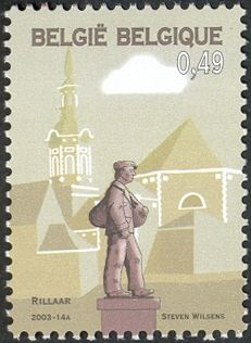 "Seizoenarbeider" by Jan Peirelinck at Rillaar