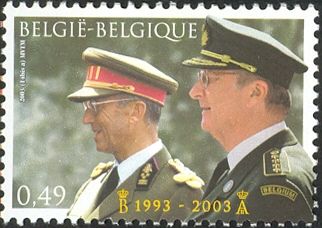 King Baudouin (1930-1993) and King Albert II (1934-)