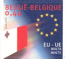 European Union - Flag of Malta Self-adhesive
