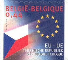European Union - Flag of Czech Republic Self-adhesive