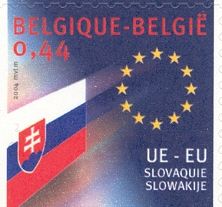 European Union - Flag of Slovakia Self-adhesive