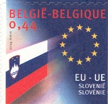 European Union - Flag of Slovenia Self-adhesive