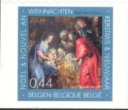 Christmas and New Year 2004 Self-adhesive - Right Imperf