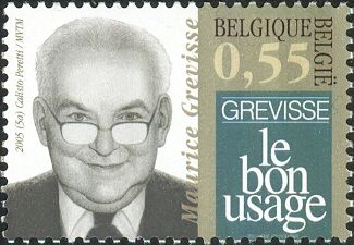 Maurice Grevisse and Logo "Le bon usage"