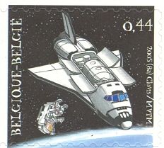 Space Shuttle Self-adhesive - Bottom + Right Imperforate