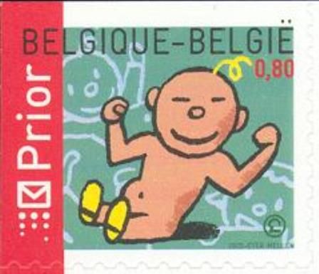 Birth of a Boy Self-adhesive - Left + Bottom Imperforate