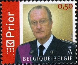 King Albert II in Uniform 0.50 euro