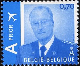 King Albert II in Uniform 0.70 euro